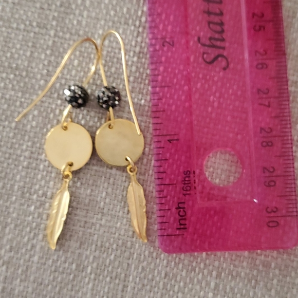 SWAROSKI Gold Tone Earrings - Picture 4 of 5